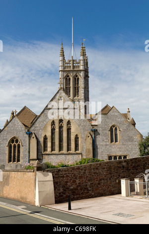 Die Kirche St. Michael der Erzengel in Teignmouth, Devon Stockfoto