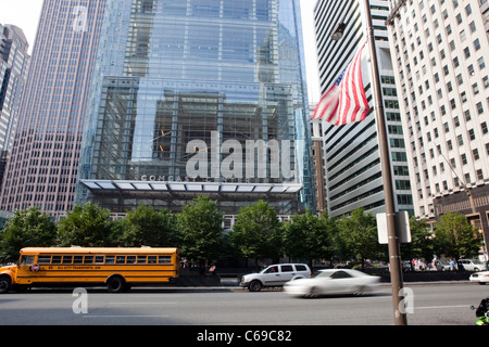 Ein Blick auf das Hauptquartier des Comcast Center in Philadelphia, Pennsylvania Stockfoto