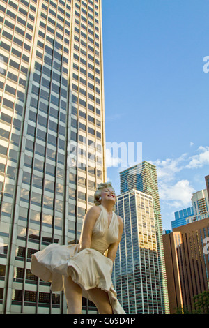 Marilyn Monroe in Chicago, Illinois. Stockfoto