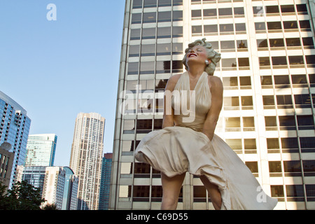 Marilyn Monroe in Chicago, Illinois. Stockfoto