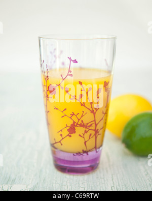 Ein Glas frisch gepressten Saft Stockfoto