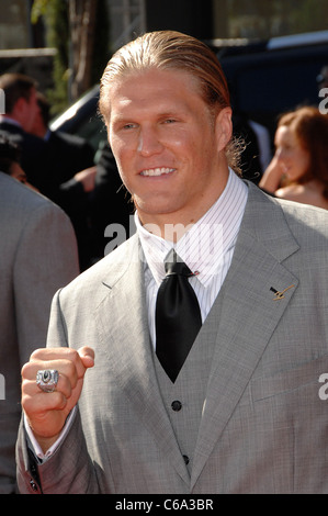 Clay Matthews im Ankunftsbereich für 2011 ESPY Awards - Ankünfte, Nokia Theatre L.A. Live, Los Angeles, CA 13. Juli 2011. Foto Stockfoto