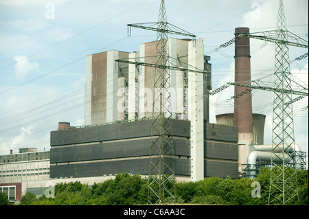 Kraftwerk E40 Weisweiler Deutschland Deutschland Europa Stockfoto