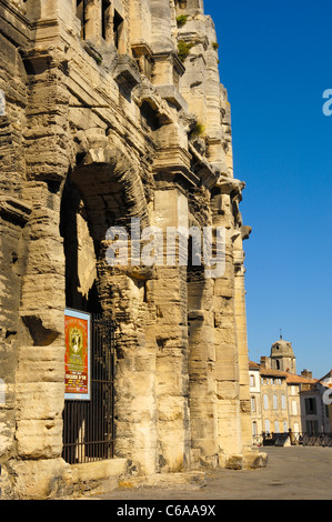 Römische Amphitheater (Les Arènes). Arles. Bouches-du-Rhône. Der Provence. Frankreich Stockfoto