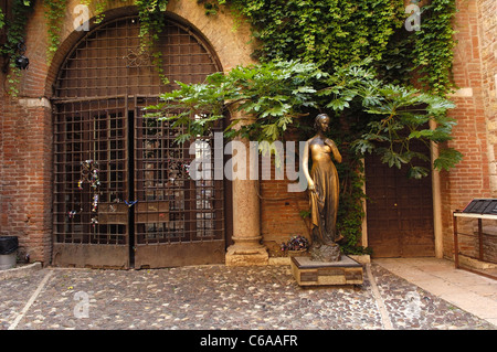 Verona, Haus der Giulietta, Casa Capuleti, Veneto. Italien, Europa Stockfoto