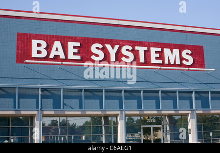 Ein Bürogebäude von BAE Systems. Stockfoto