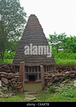 Toda Tribal Tempel, Nilgiri, Tamil Nadu, Indien Stockfoto