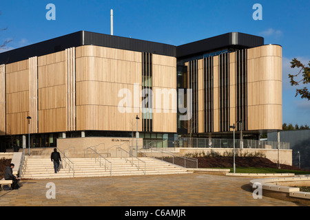 Life Sciences Building University of Southampton Highfield Campus RIBA für seine 2011 Award 85 Holz Holzverkleidung Umwelt- Stockfoto