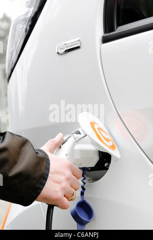 Ersten Serie produziert, komplette Elektro-Auto in Deutschland, Citroen C-Zero Airdream, Elektrofahrzeug, Elektroauto, Hamburg, Deutschland Stockfoto