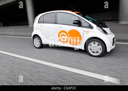 Ersten Serie produziert, komplette Elektro-Auto in Deutschland, Citroen C-Zero Airdream, Elektrofahrzeug, Elektroauto, Hamburg, Deutschland Stockfoto