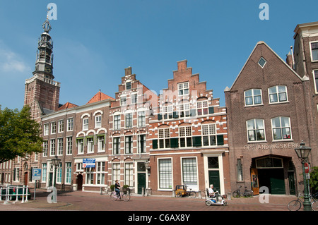 Opstandingskerk Lodewijkskerk Leiden Niederlande Stadt Rapenburg Stockfoto