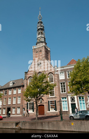 Opstandingskerk Lodewijkskerk Leiden Niederlande Stadt Rapenburg Stockfoto