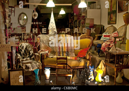 Het Park Polster Möbel Shop Amsterdam Albert Cuypstraat Cuyp Markt Niederlande Stockfoto