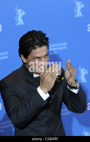 Shah Rukh Khan auf der 60. Internationalen Filmfestspiele Berlin (Berlinale) - "My Name is Khan" Photocall - Grand Hyatt Hotel. Stockfoto