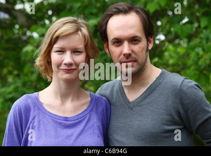 Sandra Hueller, Felix Knopp bei einem Fototermin für den Film "schlug Uns Das All". Köln, Deutschland - 02.06.2010 Stockfoto