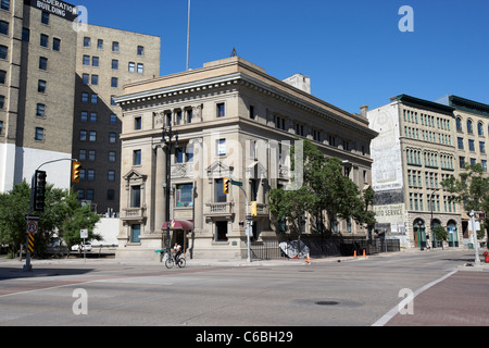 Imperiale Bank von Kanada historisches Gebäude jetzt Mystique Diskothek Downtown Winnipeg Manitoba Kanada Stockfoto