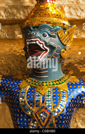 Thailand Bangkok Wat Phra Kaeo Tempel Smaragd-Buddha Stockfoto