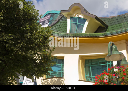 Crooked House (Krzywy Domek), Sopot, Polen Stockfoto