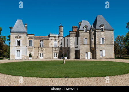 Schloss D'Issan, Margaux in der Region Bordeaux, Frankreich Stockfoto