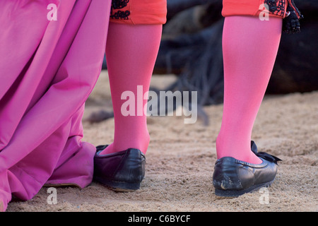Corrida de Toros. Foto Tomada de la Plaza de Toros de Gijón. Feria Nuestra Señora de Begoña Stockfoto