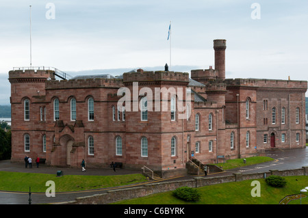 Der Sheriff Court und District Court in Inverness Castle Stockfoto
