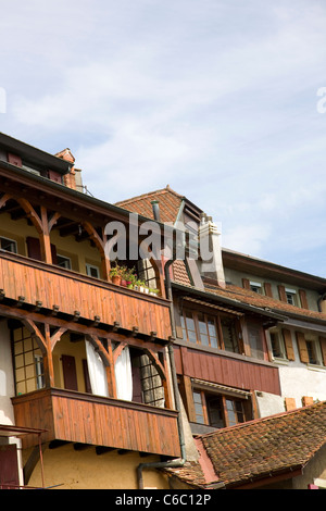 Hügel von St.Saphorin der Route Suisse in der Schweiz Stockfoto