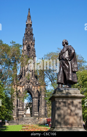 Scott Monument Princes Street Gardens, Edinburgh Stockfoto