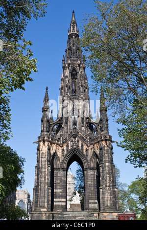 Scott Monument Princes Street Gardens, Edinburgh Stockfoto
