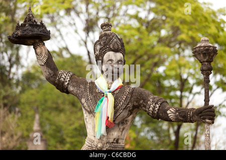 buddhistische und hinduistische Skulpturen im Sala Kaew Ku Park, Nongkhai, Thailand.  Künstler: Luang Pu Bunleua Sulilat Stockfoto