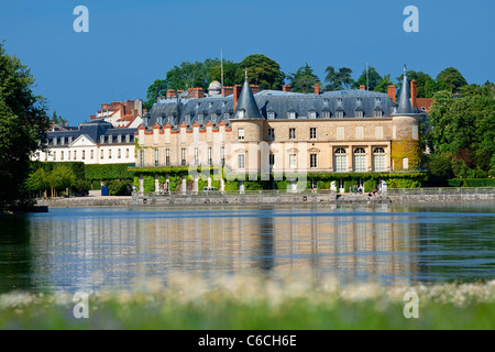 Europa, Frankreich, Yvelines (78), Rambouillet, Schloss Rambouillet Stockfoto
