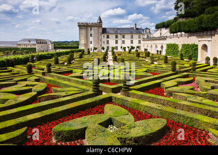 Chateau Villandry, die Liebe, Gärten, Tal der Loire, Indre-et-Loire, Frankreich, Europa Stockfoto