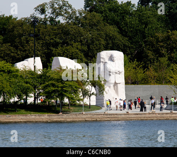 Washington, DC - 24 August: Soll das Denkmal für Dr. Martin Luther King in Washington DC am 28. August 2011 von Präsident Obama eingeweiht werden. Stockfoto