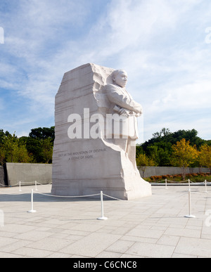 Washington, DC - 24 August: Soll das Denkmal für Dr. Martin Luther King in Washington DC am 28. August 2011 von Präsident Obama eingeweiht werden. Stockfoto