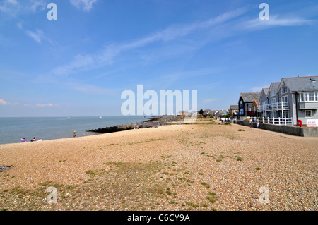 Whitstable Kent Seaside Stadt Strand Austern Stockfoto