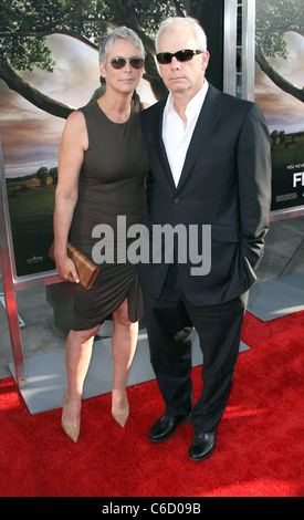 Curtis und Christopher Guest Los Angeles Premiere von "Flipped" auf dem Cinerama Dome ArcLight Theater in Hollywood statt, Stockfoto