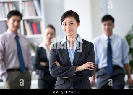 Porträt von Business-team Stockfoto