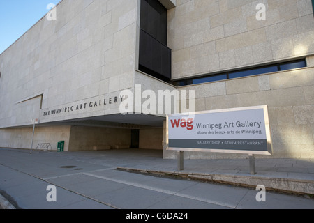 Winnipeg-Kunstgalerie wag Manitoba Kanada Stockfoto