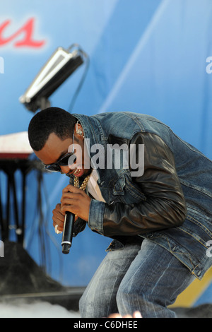 Sean Combs aka führt P. Diddy auf "Good Morning America Summer Concert Series" im Central Park New York City, USA - 04.06.10 Stockfoto