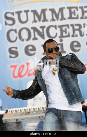 Sean Combs aka führt P. Diddy auf "Good Morning America Summer Concert Series" im Central Park New York City, USA - 04.06.10 Stockfoto