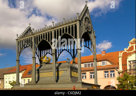 Denkmal für Königin Luise von Preußen in Gransee - Mark Brandenburg, Denkmal für Königin Luise von Preußen Stockfoto