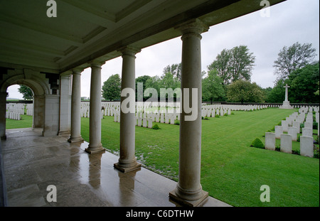 KANADISCHE Nummer 2, Gräber VIMY RIDGE,Cemetery,France.Maintained durch den COMMONWEALTH-Krieg Kommission. Stockfoto