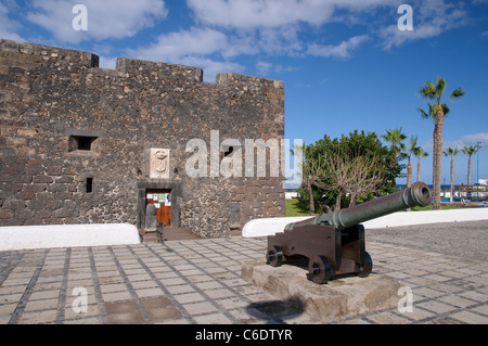 Castillo de San Felipe, Puerto De La Cruz, Teneriffa, Kanarische Inseln, Spanien, Europa Stockfoto