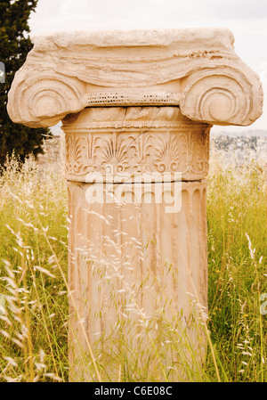 Griechenland, Athen, Akropolis, ionische Säule Stockfoto