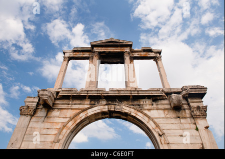 Griechenland, Athen, Hadrian Tor Stockfoto