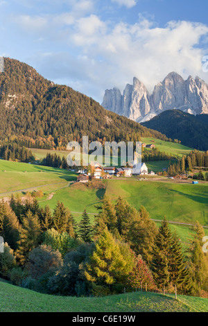 Berge, Geisler Gruppe / Geislerspitzen, Dolomiten, Trentino-Alto Adige, Italien, Europa Stockfoto