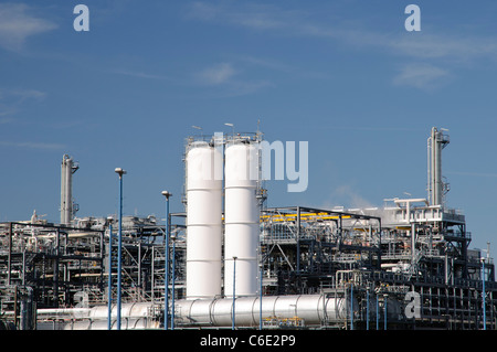 Buna Werke Chemiefabrik, Schkopau, Sachsen-Anhalt, Deutschland, Europa Stockfoto