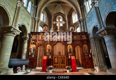 Europa, Paris (75), Saint Julien le Pauvre Church Stockfoto