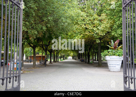 Promenade des Bastions - Park in Genf Stockfoto