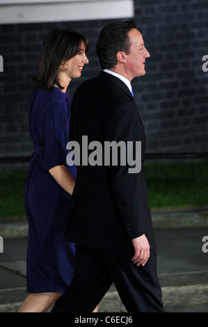 CAMERON ernannt neue britische Premierminister DAVID CAMERON hat Großbritanniens neuen Premierminister ernannt wurden folgende der Stockfoto