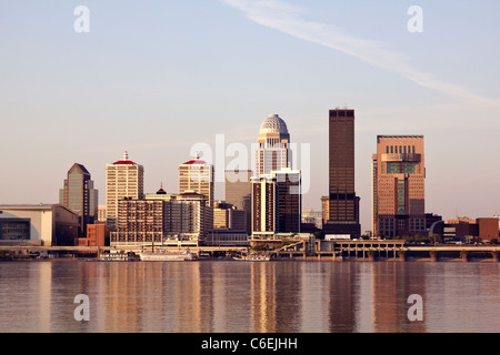 USA, Kentucky, Louisville, Skyline von morgen Stockfoto